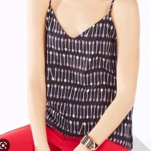 BCBG MaxAzria Cora arrow print tank top. S
